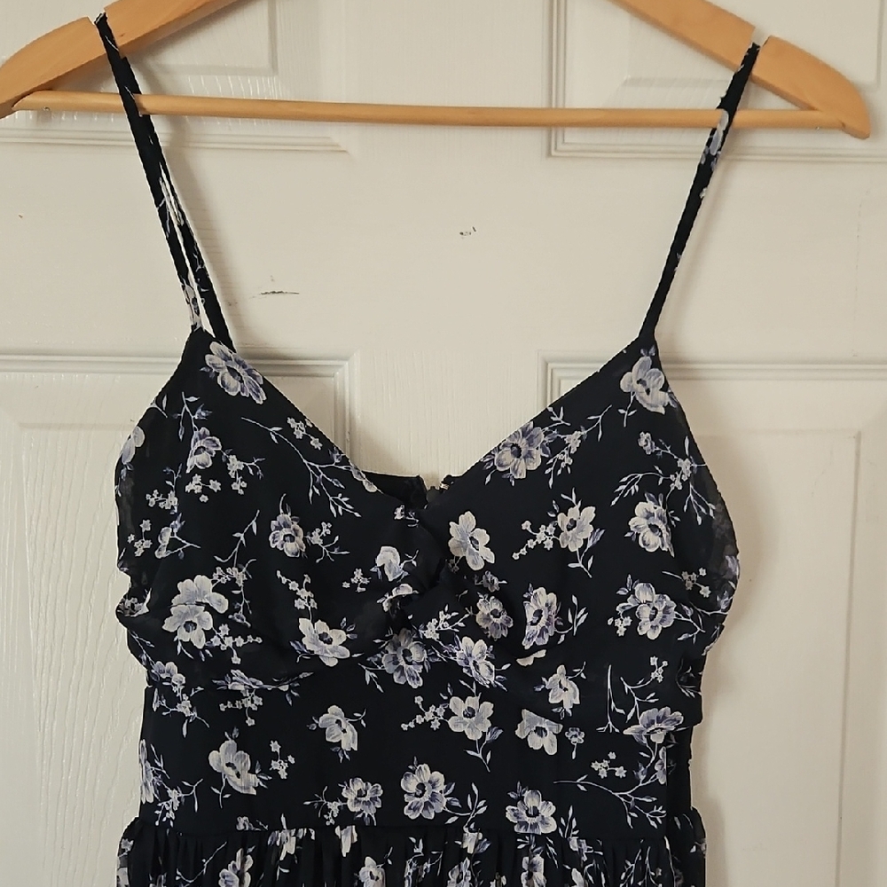 Francescas Floral Spaghetti Strap Dress